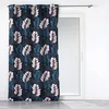 Image de Douceur d'Intérieur, Rideau à Oeillets (140 x 260 cm) Belline Bleu, Polyester Imprimé