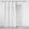 Image de Douceur d'Intérieur, Rideau à Oeillets (140 x 240 cm) Mistraline Blanc, Coton Recyclé Uni