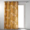 Image de Douceur d'Intérieur, Rideau à Oeillets (140 x 260 cm) Esquisse Camel, Polyester Imprimé