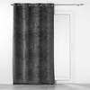 Image de Douceur d'Intérieur, Rideau à Oeillets (140 x 240 cm) Analia Anthracite, Occultant Velours Relief