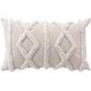 Image de Douceur d'intérieur - Coussin Déhoussable Safira Tufté naturel - 30x50 cm 30x50 cm