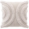 Image de Douceur d'intérieur - Coussin Déhoussable Zita Tufté naturel - 40x40 cm 40x40 cm