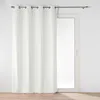 Image de Douceur d'Intérieur, Rideau à Oeillets (135 x 260 cm) Novana Blanc, Velours Uni