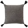 Image de Douceur d'Intérieur, Coussin Déhoussable (40 x 40 cm) Jennie, Coton Tissé