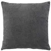 Image de Douceur d'Intérieur, Coussin Déhoussable (45 x 45 cm) Tessa Anthracite, Bouclette et Polycoton Uni