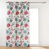 Image de Douceur d'Intérieur, Rideau à Oeillets (140 x 260 cm) Winteria Blanc, Polyester Imprimé
