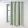 Image de Douceur d'Intérieur, Rideau à Oeillets (135 x 180 cm) Twily Sauge, Coton et Polyester Récyclé