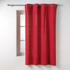 Image de Douceur d'Intérieur, Rideau à Oeillets (135 x 180 cm) Twily Rouge, Coton & Polyester Recyclé