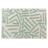 Image de Tapis Rectangle (60 x 90 cm) Athena Sauge, Coton & Polyester Tufté