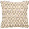 Image de Douceur d'Intérieur, Coussin Déhoussable (40 x 40 cm) Loumeo Naturel, Coton & Polyester Fantaisie et Fils Métallisés