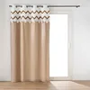 Image de Douceur d'Intérieur, Rideau à Oeillets (140 x 240 cm) Azari Marron, Coton avec Top Tufté et Pompons