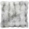Image de Douceur d'Intérieur Coussin Déhoussable (45 x 45 cm) Mounty Gris, Imitation Fourrure/Velours