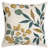 Image de Douceur d'Intérieur, Coussin Déhoussable (45 x 45 cm) Ilona Naturel, Polyester & Lin