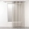 Image de Douceur d'Intérieur, Voilage à Oeillets (140 x 240 cm) Telma Taupe, Etamine Crash