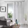 Image de Douceur d'Intérieur, Voilage avec Anneaux (140 x 240 cm) Milza Blanc, Voile Tissé