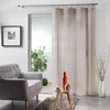 Image de Douceur d'Intérieur, Voilage avec Anneaux (140 x 240 cm) Milza Beige, Voile Tissé