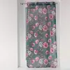 Image de Douceur d'Intérieur, Voilage à Oeillets (140 x 240 cm) Flower Life Pétrole, Voile Sablé Imprimé
