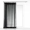 Image de Douceur d'Intérieur, Voilage à Oeillets (140 x 240 cm) Minalisa Noir, Voile Tissé