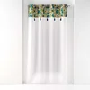 Image de Douceur d'Intérieur, Voilage à Oeillets (140 x 240 cm) Bohoflora Jaune, Voile Sablé avec Top Imprimé
