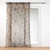Image de Douceur d'Intérieur, Voilage à Oeillets (140 x 240 cm) Cabana Camel, Voile Sablé Imprimé