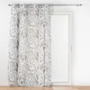 Image de Douceur d'Intérieur, Voilage à Oeillets (140 x 240 cm) Tilda Blanc, Voile Sablé Imprimé