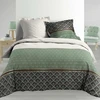 Image de Douceur d'intérieur - Parure housse de couette 100% Percale de Coton Belor multicolore 240x220 cm