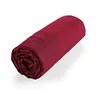 Image de douceur d'intérieur, Drap Housse (90 x 190 cm) Biolina Bordeaux, 100% Coton Bio