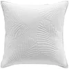 Image de Douceur d'Intérieur, Housse de Coussin (40 x 40 cm) Palombine Blanc, Microfibre Unie