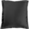 Image de douceur d'intérieur, Taie d'oreiller (63 x 63 cm) Lina Noir, 100% Coton