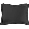 Image de douceur d'intérieur, Taie d'Oreiller (50 x 70 cm) Lina Noir, 100% Coton