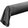 Image de Douceur d'intérieur - Taie de Traversin percale de coton Percaline acier 85x185 cm