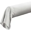 Image de douceur d'intérieur, Taie de Traversin (85 x 185 cm) Percaline Blanc, Percale de Coton