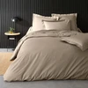 Image de Douceur d'intérieur - Housse de couette 100% Percale de coton Percaline sable 260x240 cm