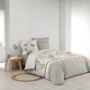 Image de Douceur d'intérieur - Parure housse de couette 100% Percale de Coton Melisse multicolore 240x220 cm