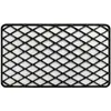 Image de Douceur d'Intérieur, Tapis Rectangle (34 x 58 cm) Grille Noir, PVC