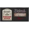 Image de Douceur d'Intérieur, Tapis Rectangle (50 x 120 cm) Bistrot des Amis Gris, Imprimé