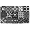 Image de Douceur d'intérieur Tapis D'intérieur Rectangle en Mousse Imprimé Mosaïque salou- Gris - 45 X 75 Cm