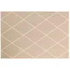 Image de Douceur d'Intérieur, Tapis Rectangle (160 x 230 cm) Damira Naturel, Tissé Plat