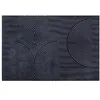 Image de Douceur d'Intérieur, Tapis Rectangle (140 x 200 cm) Geode Anthracite, Viscose Relief