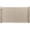 Image de Douceur d'Intérieur, Tapis Rectangle à Franges (50 x 80 cm) Pietro Marron, Coton & Polyester Tissé