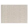 Image de Douceur d'Intérieur, Tapis Rectangle (120 x 170 cm) Valam Naturel, Tissé Plat Relief
