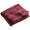Image de Douceur d'Intérieur, Serviette de Toilette (50 x 90 cm) Excellence Bio Bordeaux, 100% Coton Bio