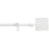 Image de Douceur d'Intérieur, Tringle Extensible en Kit Complet (120 < 210 cm) Tempo Blanc/Or, Patiné
