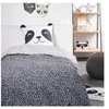 Image de TODAY Parure de lit Housse de Couette 140x200 + 2 taies d'oreiller 63x63-1 Personne - FUNNY2.8 - Vert