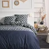 Image de Today Parure De Lit Double en Flanelle De Coton - Bleu - 220 X 240 Cm