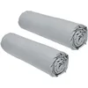Image de Lot de 2 draps housses TODAY Essential - 160 x 200 cm - 2 personnse 100% Coton - Acier