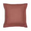 Image de Taie doreiller TODAY Essential - 63 x 63+5 cm - 100% Coton uni - Terracotta