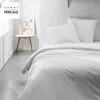 Image de TODAY Parrure de lit Prestige - 220 x 240 cm - 2 Personnes - 100% Percale Finition macramé - Craie