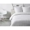 Image de Parrure de lit TODAY Prestige - 220 x 240 cm - 2 personnes - 100% Satin de coton - Craie