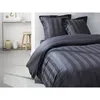 Image de Parrure de lit TODAY Prestige - 240 x 260 cm - 2 personnes - 100% Satin de coton - Fusain